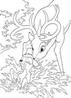 kolorowanki Bambi Disney malowanki do wydruku numer 26